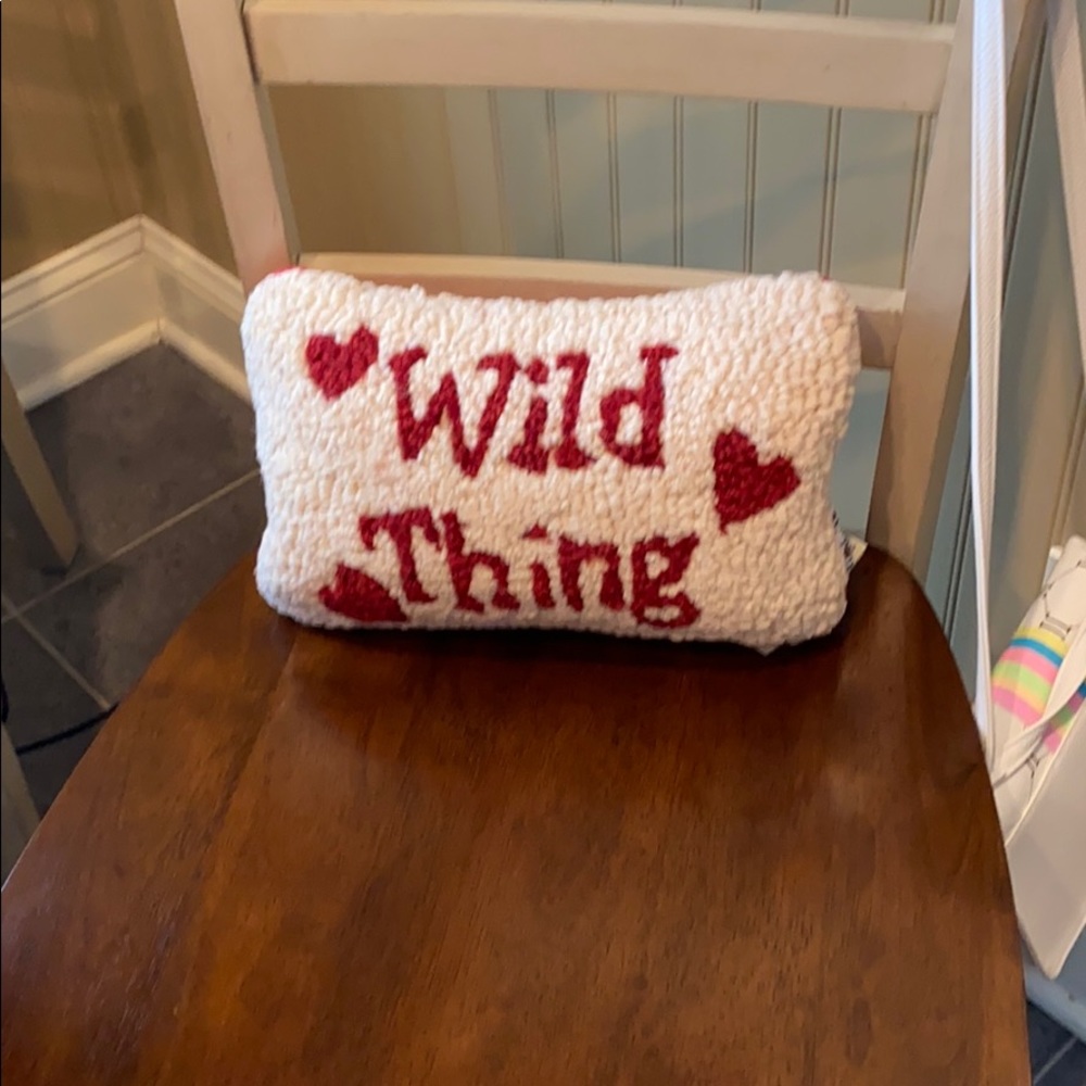 Chandler 4 corners wild thing hooked pillow